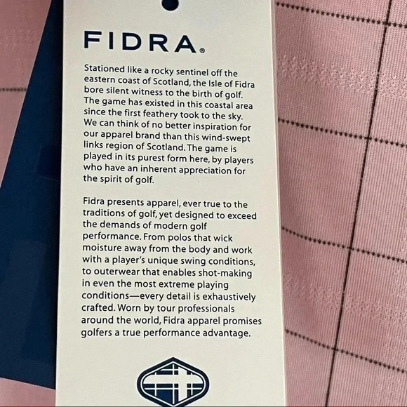 FIDRA Fancy Polo Golf Shirt Mens size XXL NWT - Picture 12 of 15